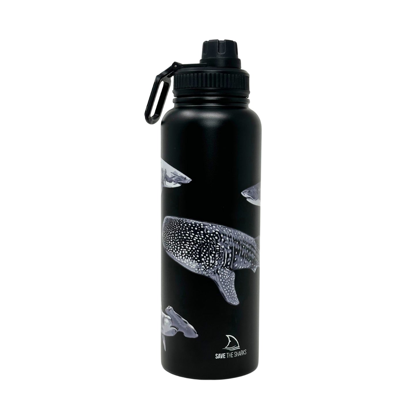 Stainless Steel Water Bottle - Vacuum Insulated, Leak-Proof, 48h Cold, 24h Hot I Discover Sharks Official Shop