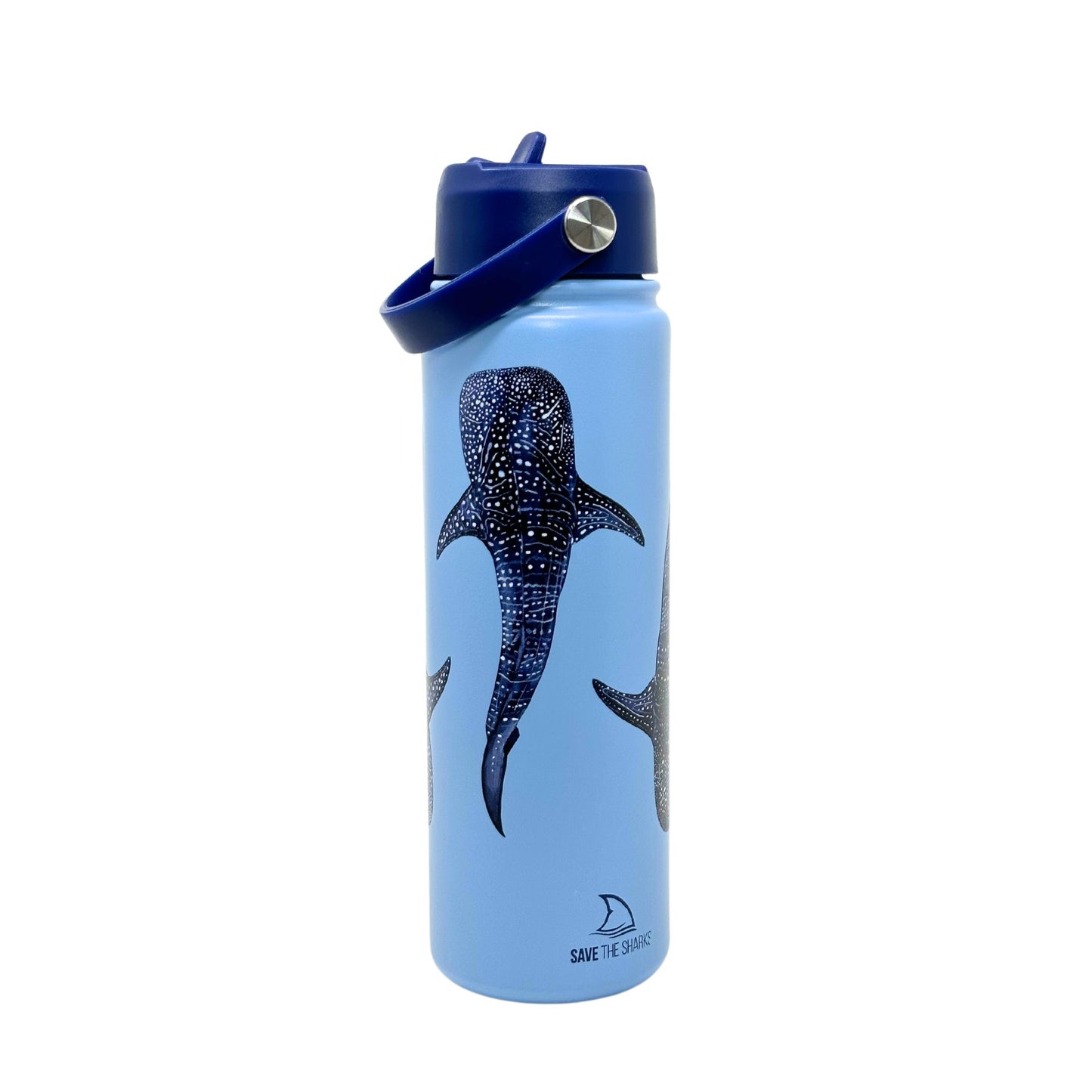 Stainless Steel Water Bottle - Vacuum Insulated, Leak-Proof, 48h Cold, 24h Hot I Discover Sharks Official Shop