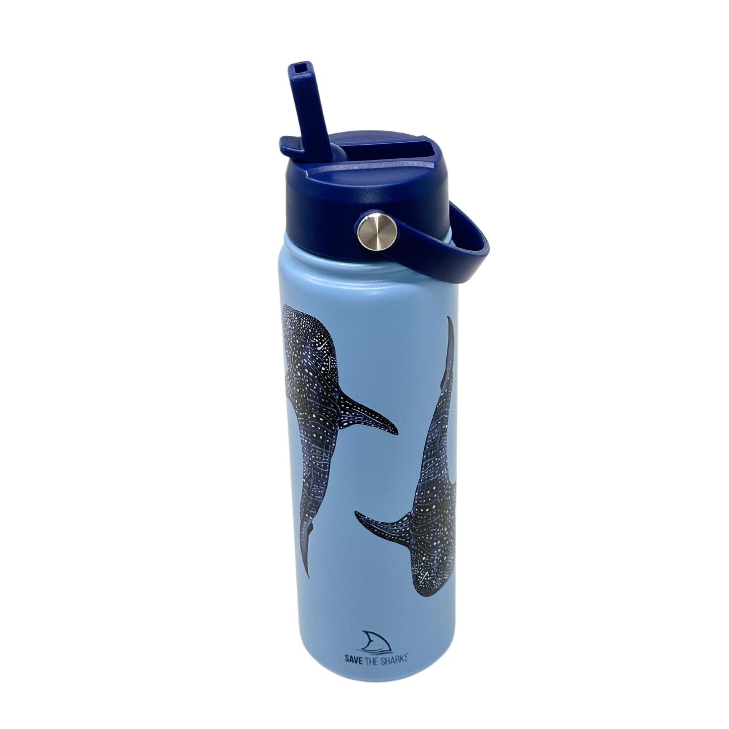 Stainless Steel Water Bottle - Vacuum Insulated, Leak-Proof, 48h Cold, 24h Hot I Discover Sharks Official Shop